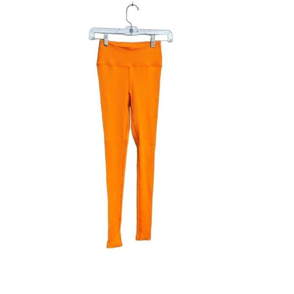 Year of Ours High High Ribbed Leggings in Orange Women’s Size XS - Picture 2 of 6